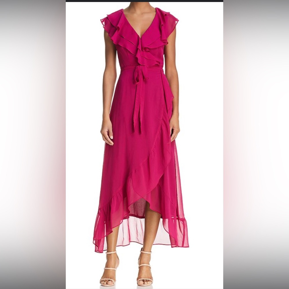 WAYF Andie Wrap Flutter Dress NWT Sz XS
